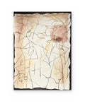 Cracked Earth, textured abstract painting shown straight on