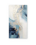 Tide Pool, hand-painted abstract painting shown straight on