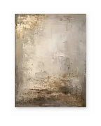 Gilded Dust, hand-painted abstract painting shown straight on