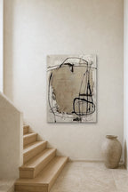 Loops shown at 90 × 130 cm above a stair landing