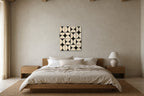 Half Moons shown about 70 cm wide above a 180 cm oak bed