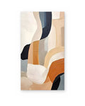 Flowing Forms, hand-painted abstract painting shown straight on