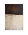 Dark Over Light, hand-painted abstract painting shown straight on