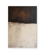 Dark Over Light, hand-painted abstract painting shown straight on